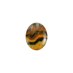 BUMBLEBEE - BUMBLEBEE Cabochon 33 x 26mm | Herkunft Indien | EDELSTEINE | Halbedelsteine