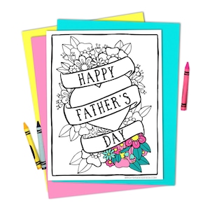Father's Day Coloring Pages For Kids Coloring