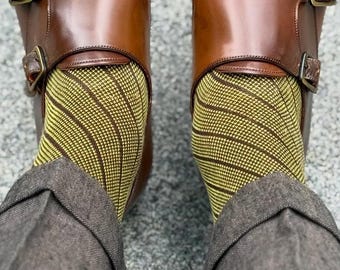 Fil d'Ecosse Over The Calf Socks: Egyptian Cotton Birdseye Dress Socks