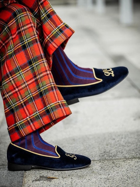 egyptian cotton dress socks Handmade Burgundy Shadow Stripe Egyptian Cotton Dress Socks