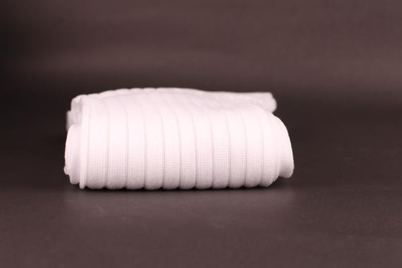 Men's White Ribbed Cotton Dress Socks, Over the Calf or Mid Calf, Egyptian Cotton Formal Socks