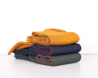 Herrensocken - Baumwollsocken für Männer - Pin dots Socken - Geschenk für Papa - Geschenk für Ehemann - 3er Pack