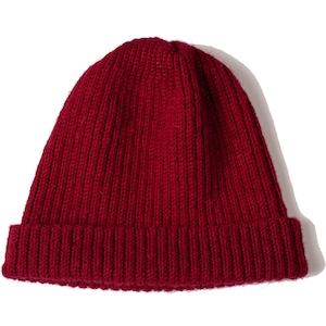 Wine Red Fisherman Beanie | Hand Knitted Beanie |  Soft Merino Wool | Gift For Dad | Gift For Husband | Beanie For Men |
