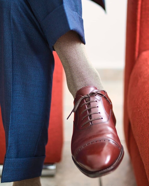 brown mens dress socks Men's Birdseye Cotton Black Bean and Corn Our solid socks are Color:Red Aloha girls trip outfits