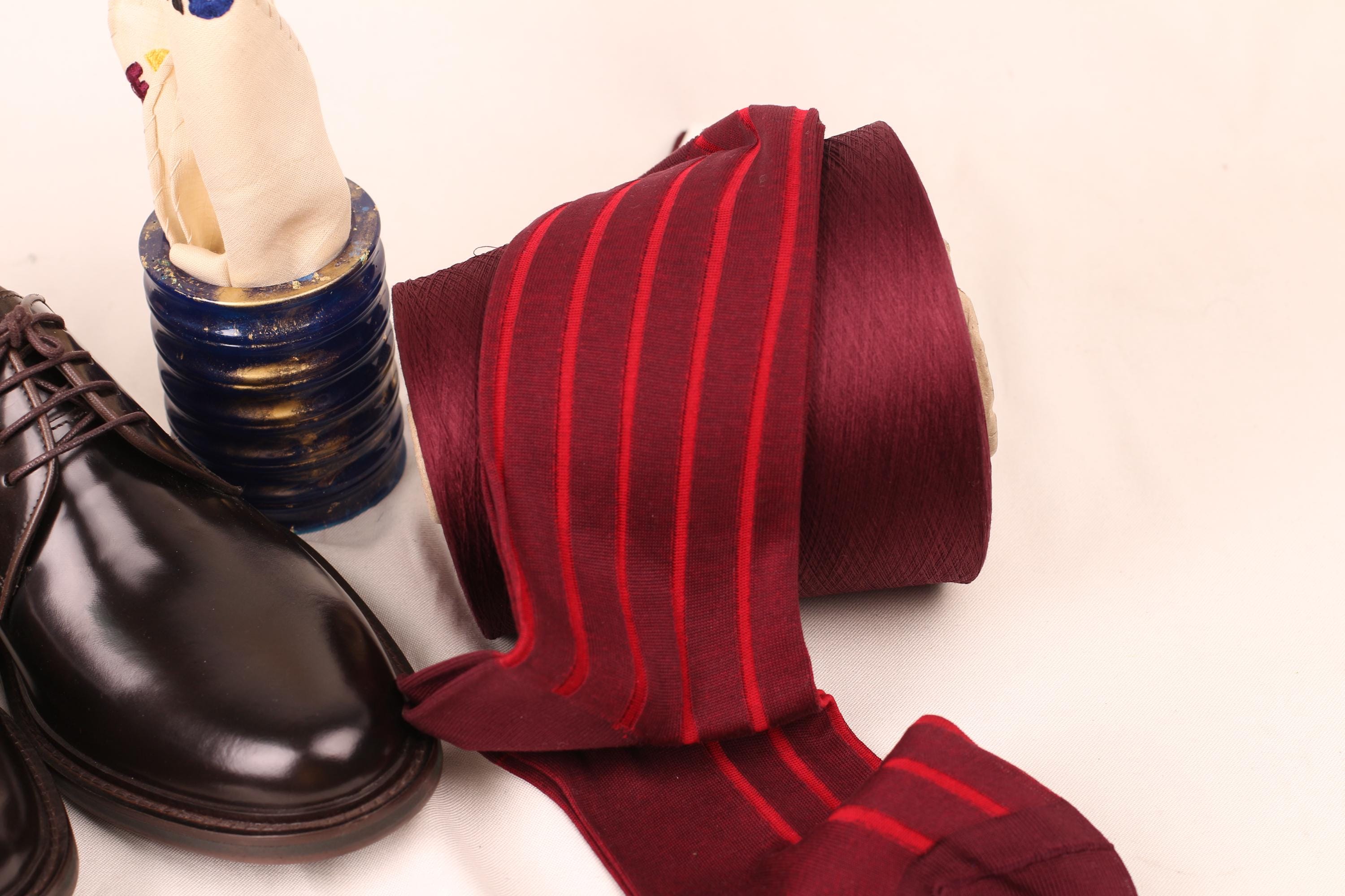 mens burgundy dress socks Men's Solid Texture Dress Socks - In Burgundy, Cotton
