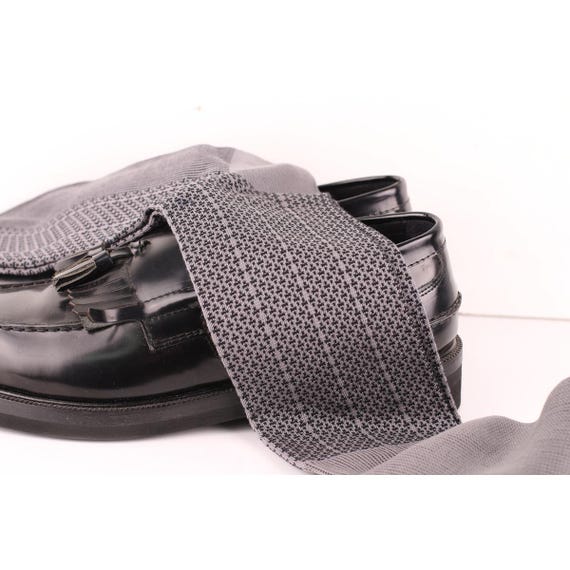 Men's Gray Over the Calf Dress Socks - Egyptian Cotton Business Socks