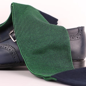 Mens Socks - Striped Socks - Gift For Dad - Gift for Husband - Over The Calf Socks - Navy Blue Socks