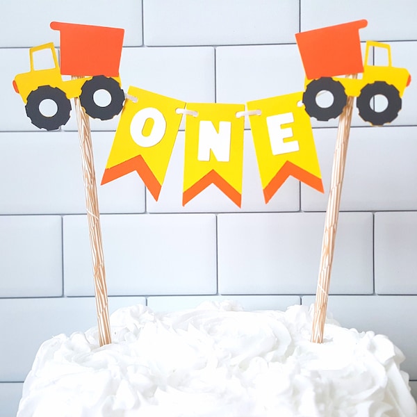 Construction Cake Topper - Etsy