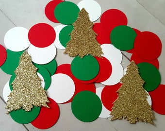 Christmas Confetti, Christmas Party Decorations, Christmas Tree Confetti, Christmas Party Decor, Christmas Party Invitation, Christmas Decor