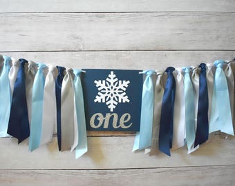 Winter Onederland Decorations, Winter Onederland Highchair Banner, Boy Winter Onederland Decorations, Winter Onederland Birthday Decorations