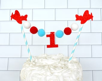 Airplane Cake Topper Etsy
