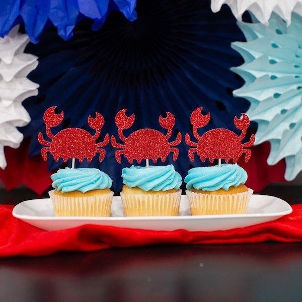 Crab Cupcake Topper Etsy crab-cupcake-topper-etsy