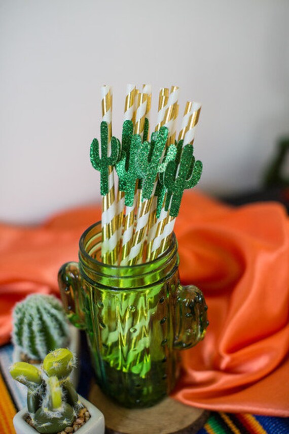 ORIGINAL Cinco de Mayo Decorations, Cinco de Mayo Party Decor, Cinco de Mayo Straws, Cinco de Mayo, Cinco de Mayo Party Straws, Cactus Party Il_570xn