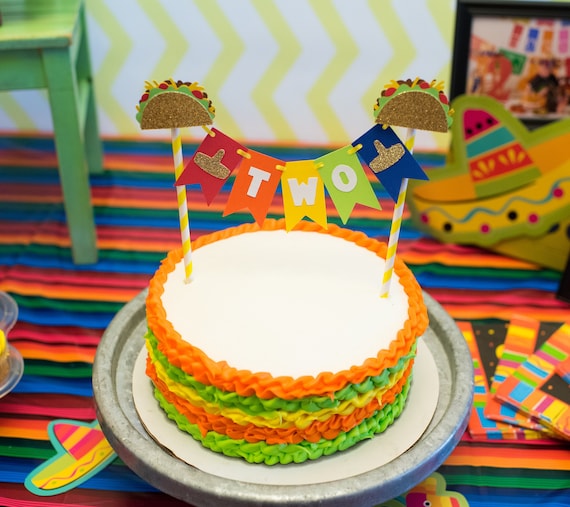 ORIGINAL Taco Twosday, Taco Twosday Cake Topper, Taco Twosday Birthday, Taco Twosday Party Decor, Fiesta Decorations, Taco Bout A Party, Il_570xn