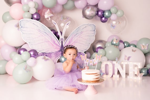 OBUY Rose Gold Butterfly Cake Toppers Happy Birthday Cake Topper Butterfly  Birthday Cake Decorations Cake Butterfly Party Decorations and Baby Shower