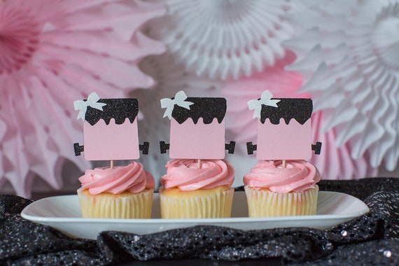 Pink Halloween Edible Cake Wrap or Cute Little Boo Cake Topper 
