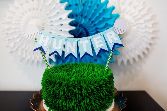 Golf Cake Topper. Personalized Golf Cake Topper. Golf Birthday Decorations. Golf Baby Shower. Golf First Birthday. Golf Birthday Decorations Il_570xn