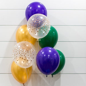 Mardi Gras Balloons. Mardi Gras Party Decorations. Mardi Gras 1st Birthday Decorations. Mardi Gras Baby Shower. Mardi Gras Bridal Shower.