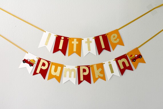 Pumpkin Truck Decorations. Little Pumpkin Decorations. Red Truck with Pumpkins. Little Pumpkin Banner. Pumpkin Truck Banner. Pumpkin Shower. Il_570xn