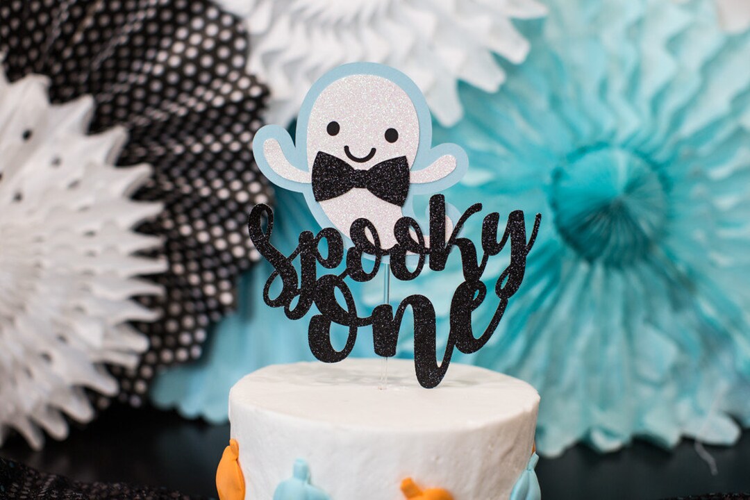 Spooky One Cake Topper, Printable Instant Download First Birthday Deco –  Party Your World