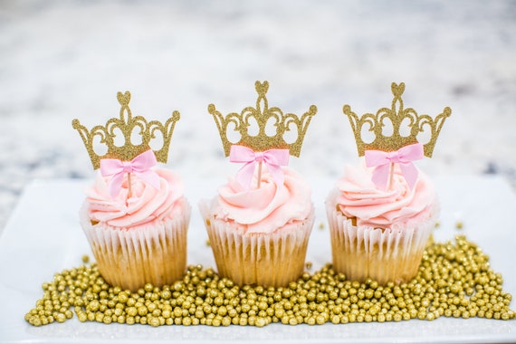 Princess baby shower cupcakes hot sale