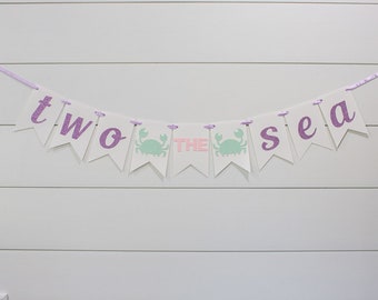 Two the Sea Banner. Two the Sea Birthday Party Decorations. Two the Sea 2nd Birthday. Under the Sea Second Birthday. Second Birthday Mermaid