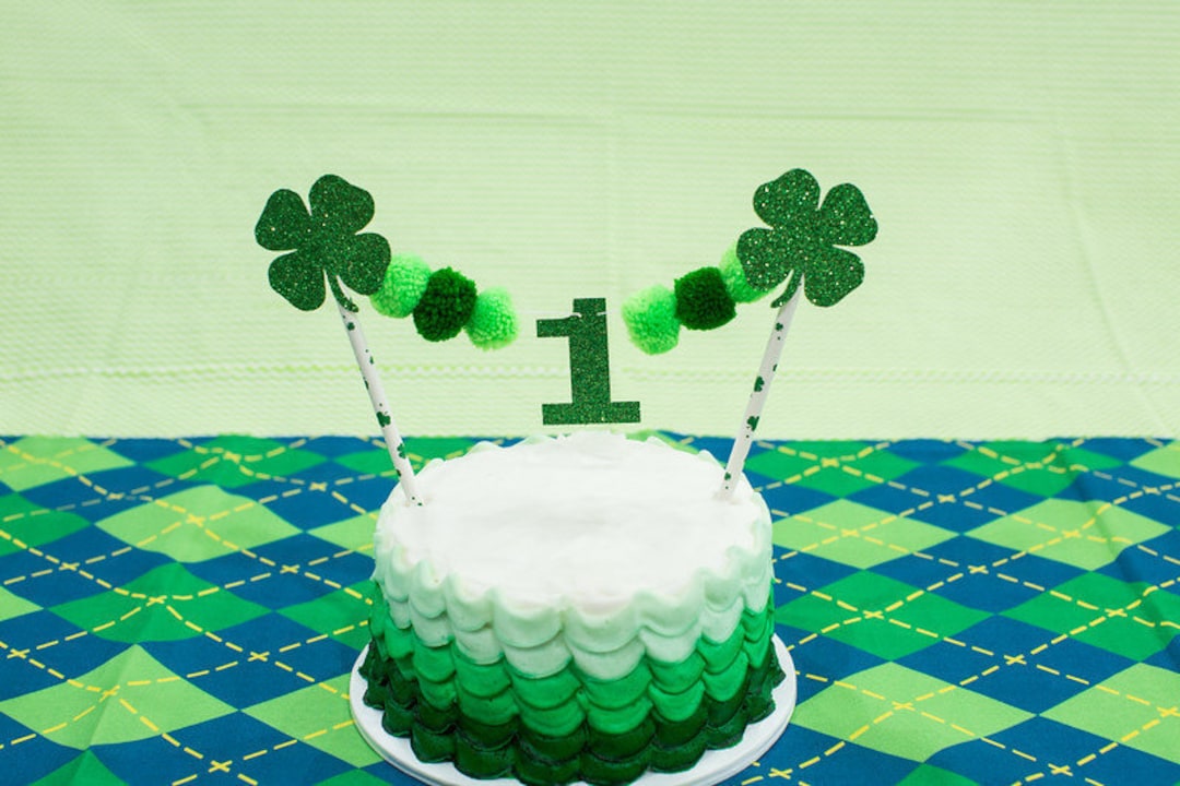 St Patricks 1st Birthday Decor I Am 1 Photo Prop Boys Irish ONE