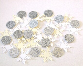 225 Winter Wedding Confetti Holiday Confetti Winter Birthday Confetti Snowflake Confetti GLitter Confetti Onederland Confetti Winter Shower