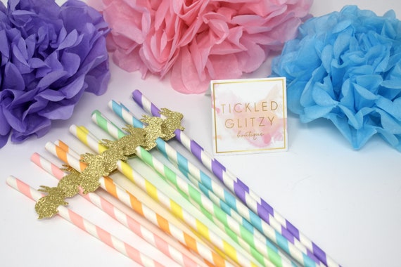 Pastel Bunny Decorations, Bunny Straws, Pastel Some Bunny Is One, Some Bunny Is One, Some Bunny Is On The Way, Easter Decor, Bunny Shower Il_570xn
