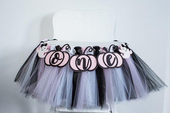 Pink Halloween Decorations. Ghost Birthday Decorations. Ghost 1st Birthday. Halloween 1st Birthday. Pink and Black Halloween 1st Birthday. Il_570xn