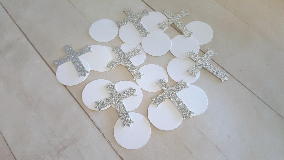 Baptism Confetti Baptism Party Decor Baptism Decorations Etsy