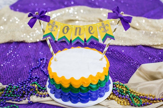 Mardi Gras First Birthday. Mardi Gras 1st Birthday Decorations. Mardi Gras Smash Cake Topper. Mardi Gras Cake Topper. Mardi Gras Bunting. Il_570xn