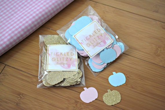 Little Pumpkin Gender Reveal/ Little Pumpkin Confetti/ Little Pumpkin Twins/ Little Pumpkin Decorations/ Little Pumpkin Baby Shower/ Il_570xn