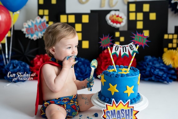 Superhero on sale first birthday