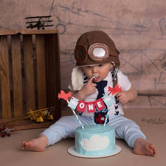 Time Flies Cake Topper, Time Flies Birthday, Vintage Plane Decorations, Airplane Party Decor, Airplane Cake Topper, Up Up and Away Decor Il_570xn