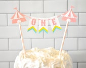 Girl Circus Party Decorations, Circus First Birthday, Girl Circus Birthday, Pink Circus Party Decorations, Girl Circus Cake Topper, Il_170x135