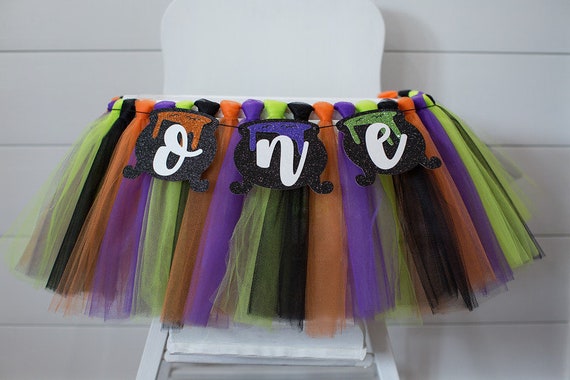 Halloween First Birthday Decorations. Halloween High Chair Banner. Wicked One Birthday. Halloween Highchair. Witch Birthday Decorations. Il_570xn