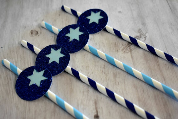 Blueberry Straws, Berry Sweet Birthday, Blueberry Birthday Decorations, Blueberry Party Decor, Tutti Frutti Party, Fruit Party Decorations Il_570xn