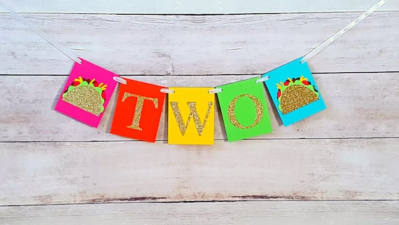 Taco Twosday, Taco Twosday Banner, Taco Twosday Birthday, Taco Twosday Decorations, Fiesta Banner, Taco Bout A Party, Taco Party Decor Il_570xn