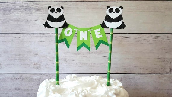 Decorazioni Compleanno A Tema Panda - Banner 'Happy Birthday', Addobbi Per Feste - Baby Shower, Festa Bambini E Ragazzi - Foto 9