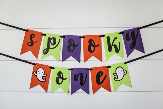 The Spooky One Halloween First Birthday Decorations. Halloween Birthday Decor. Ghost Birthday. Spooky One. Halloween Birthday. Spooky Decor. Il_570xn