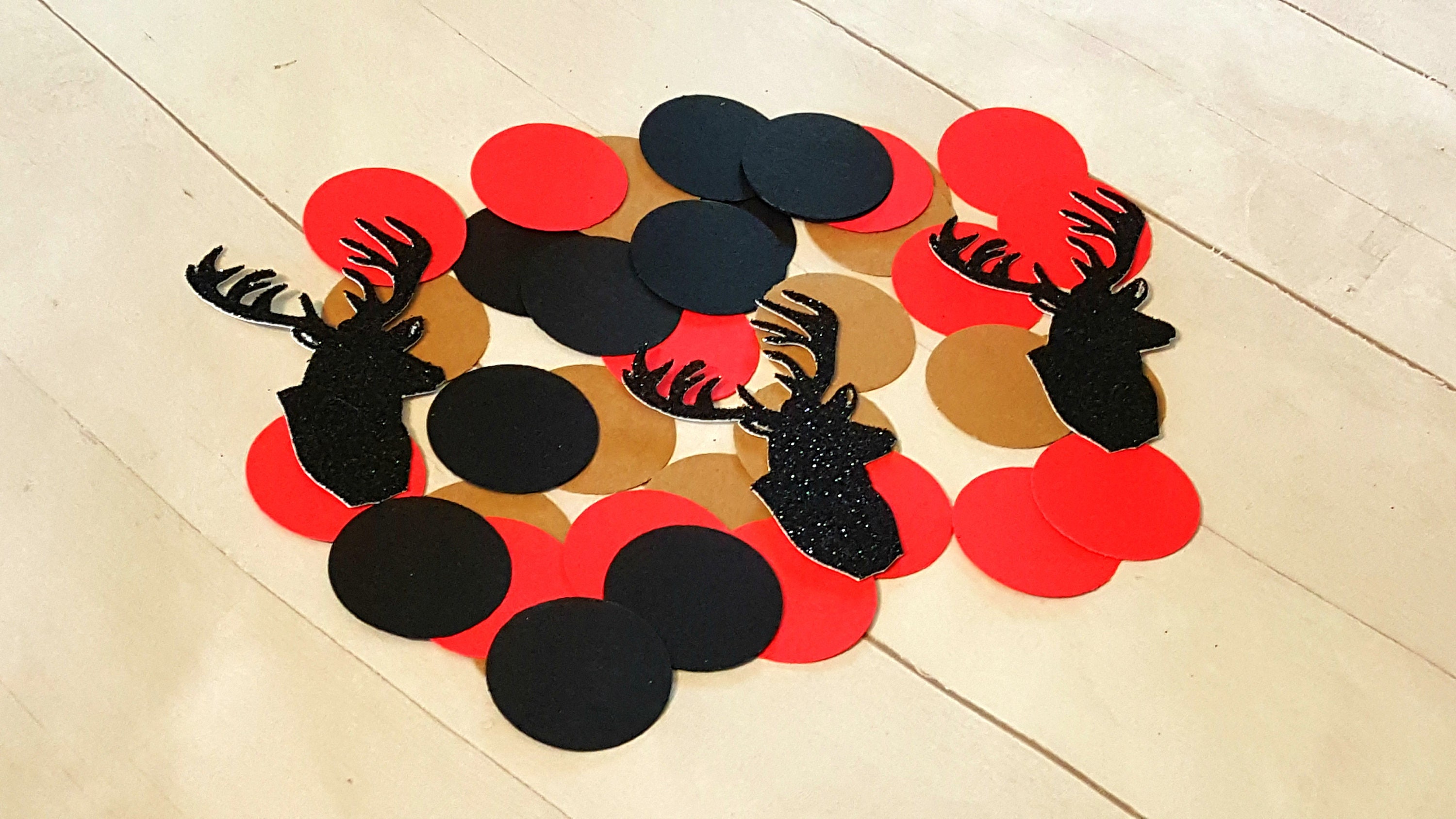 Deer Confetti Deer Party Decorations Deer Birthday Deer Etsy