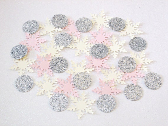 DIY Snowflake Confetti and Winter Tablescape - girl. Inspired.