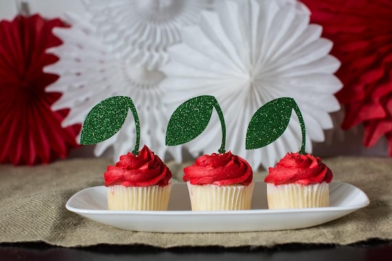 Topper Per Cupcake "She's The Cherry On Top" - 36 Pezzi, Decorazione Per Addio Al Nubilato, Baby Shower E Compleanni