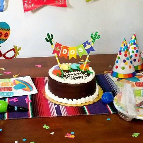 Taco Twosday Decorations Dos Cake Topper Taco Twosday Party Etsy