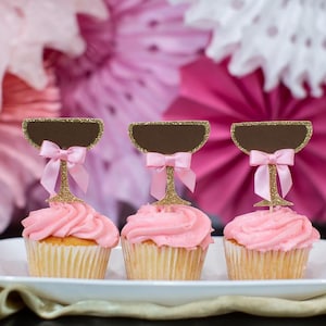Espresso Martini Cupcake Toppers. Espresso Martini Party Decorations. A Tini Bit Older. Martini Party Decorations. Martini Bridal Shower.