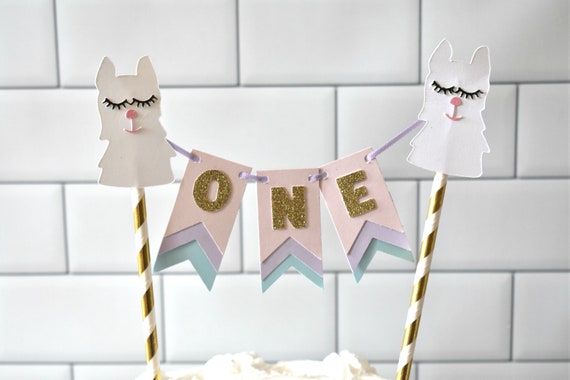 Llama Cake Topper, Llama First Birthday, No Prob Llama, Llama Party Decorations, First Fiesta, Fiesta Cake Topper, Fiesta Smash Cake Topper Il_570xn