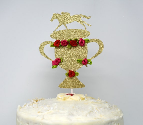 Derby Cake Topper Derby Party Decorations Roses Derby Decor