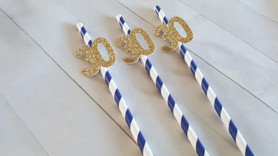 30th Birthday Decorations 30th Anniversary Decorations Navy And
