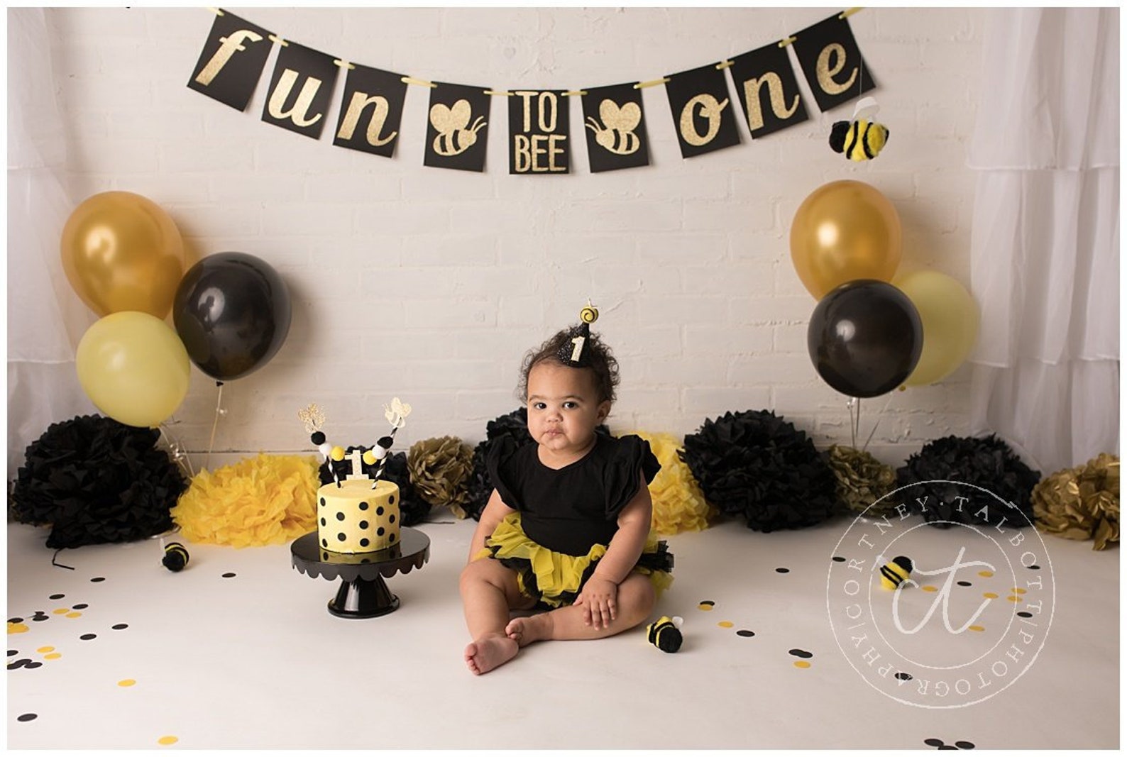 Bumble Bee First Birthday Bumble Bee Cake Topper Bumble Bee - Etsy